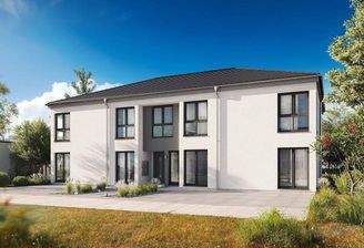 Visualisierung Beispeil Hausansicht 3 Familienhaus