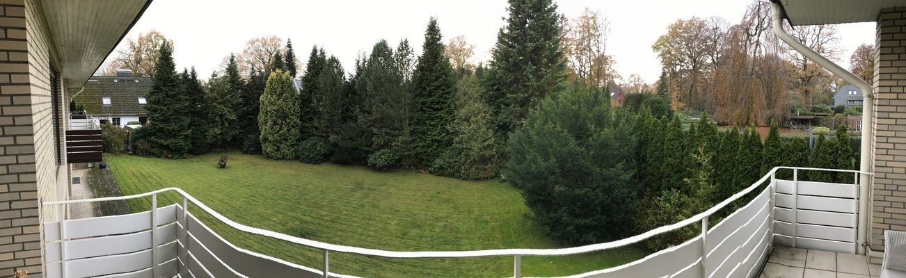Garten v. Balkon 180° Panorama