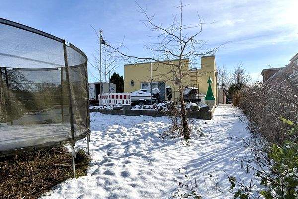 Rückansicht vom Garten