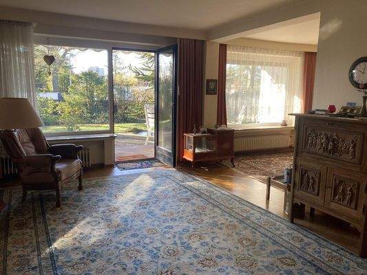 Wohnzimmer, Ausgang Terrasse