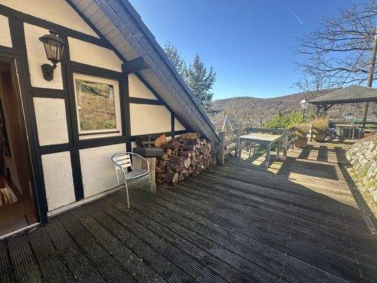 Terrasse im Obergeschoss