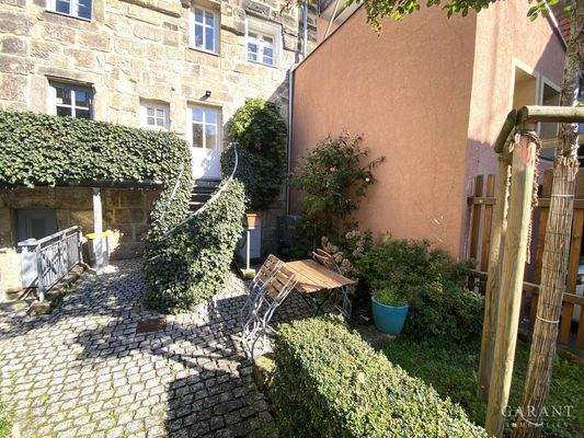 Sitzbereich im Garten