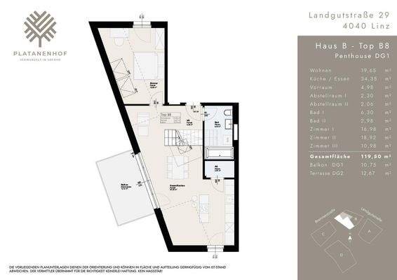 Planskizze Top B8_DG1