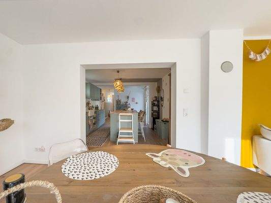 Offener Wohn- Essbereich