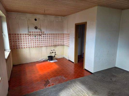 Kochbereich mit Speise