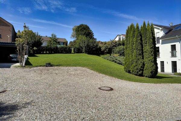 Grundstück Blickrichtung Westen