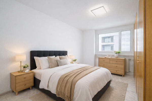 Schlafzimmer visualisiert