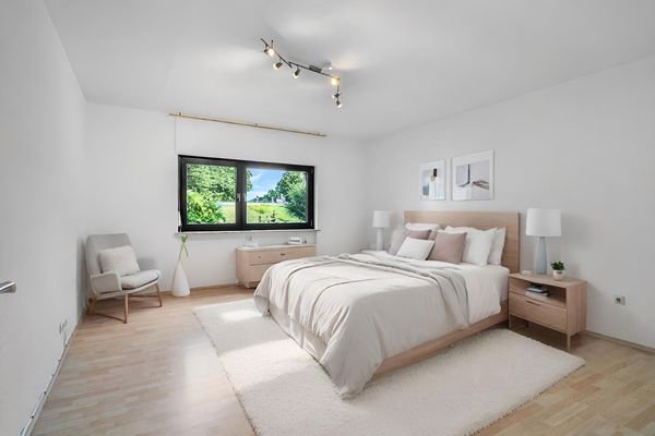 Schlafzimmer Möblierbeispiel