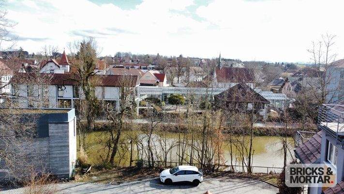 Blick von der Dachterrasse