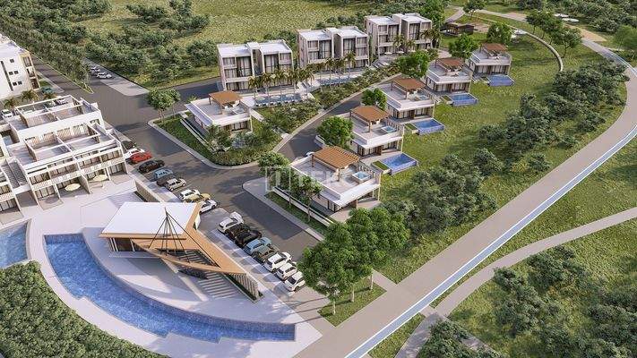 Seafront Flats for Sale in a Developed Complex in Tatlısu