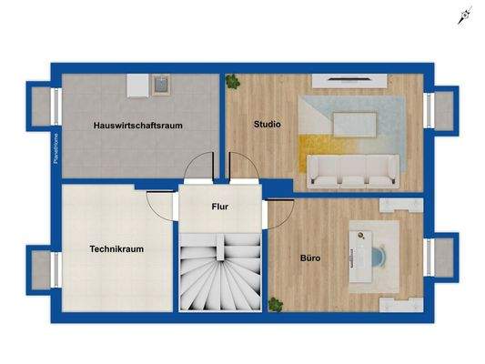 Grundriss Untergeschoss