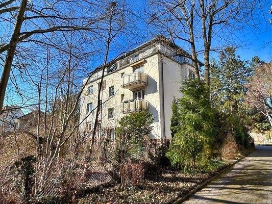 Rückansicht des Wohnhauses