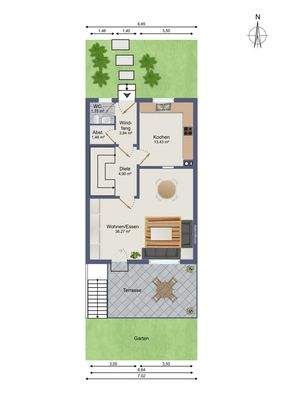 Grundriss Erdgeschoss