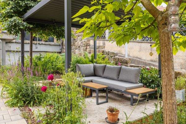 Sitzbereich im Garten