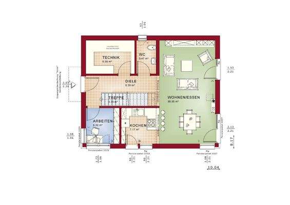 Grundriss Erdgeschoss