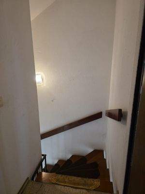 Treppe vom/ins Dachgeschoss