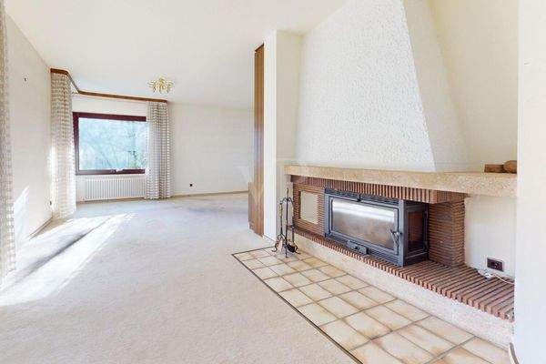 Gemütliche Kaminecke