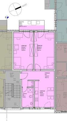 2.Obergeschoss rechts. Wohnung 6