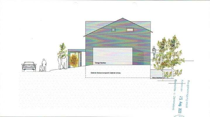 Genehmigung Seitenansicht