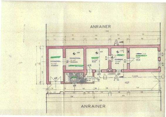 Grundriss EG  Zu und Umbau  1989_001