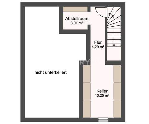Grundriss vom Untergeschoss