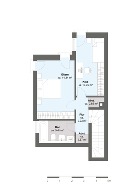 GRUNDRISS Staffelgeschoss