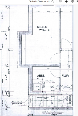 Grundriss Waschkeller