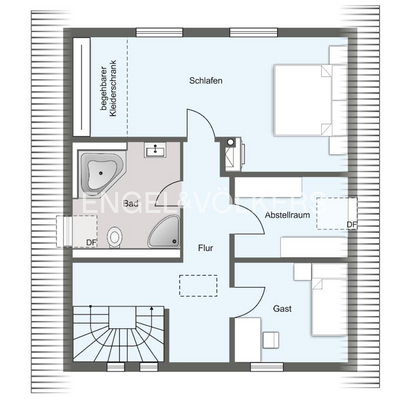Grundriss Obergeschoss