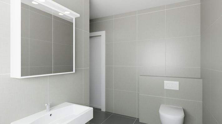 Visualisierung Gäste-WC