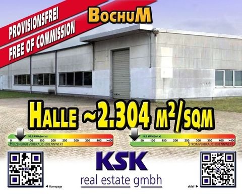 Bochum Halle, Bochum Hallenfläche