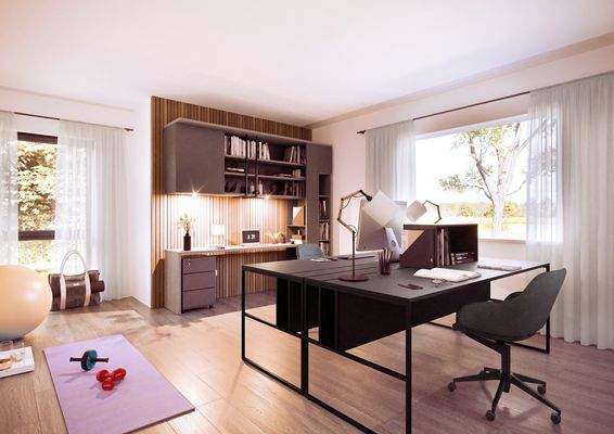 Modernes Homeoffice living