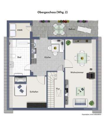 Grundriss Obergeschoss