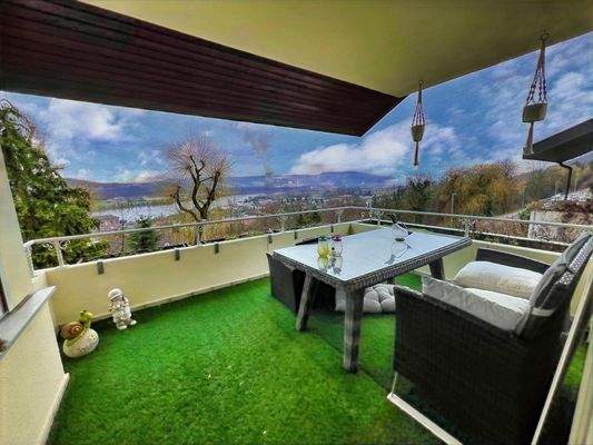 Balkon Ausblick Süden