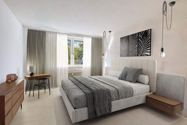 Digitale Wohnidee Schlafzimmer