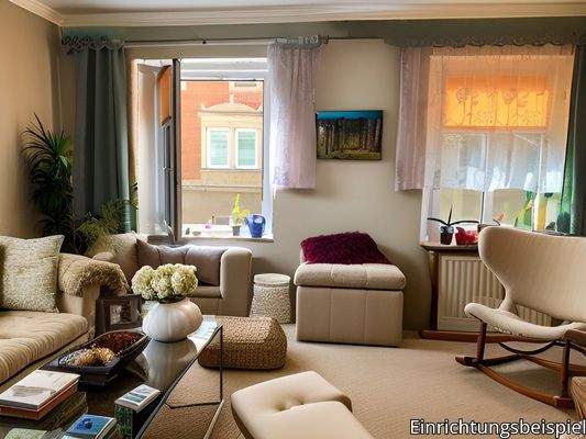 Wohnzimmer im 1.OG - KI generiert