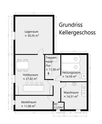 Grundriss Kellergeschoss