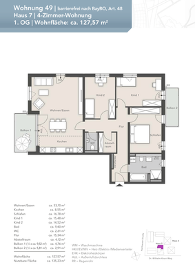 Grundriss Wohnung 49