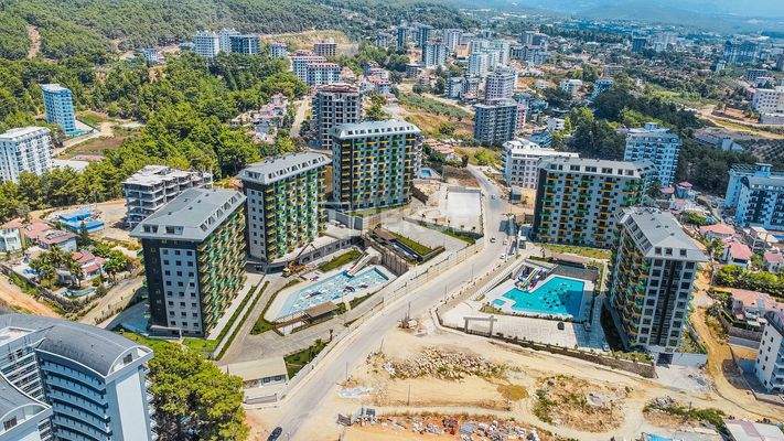 City and Sea-View Real Estate in Alanya with Rich Social Amenities