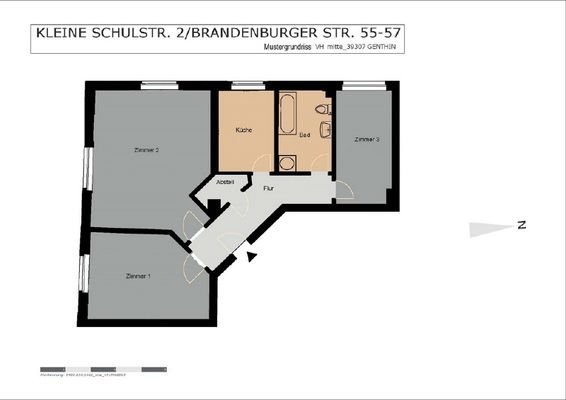 Mustergrundriss DG mitte