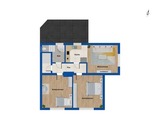 Grundriss Obergeschoss