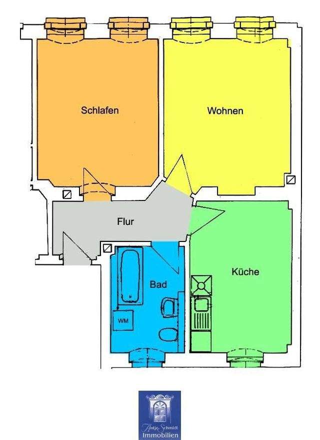 Zentral gelegene Wohnung mit Tageslichtbad und Wohnküche! - Photo 2