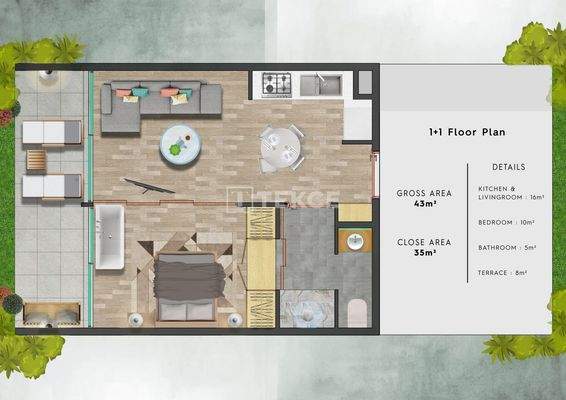 Apartments to Buy in North Cyprus Tatlısu Close to the Sea