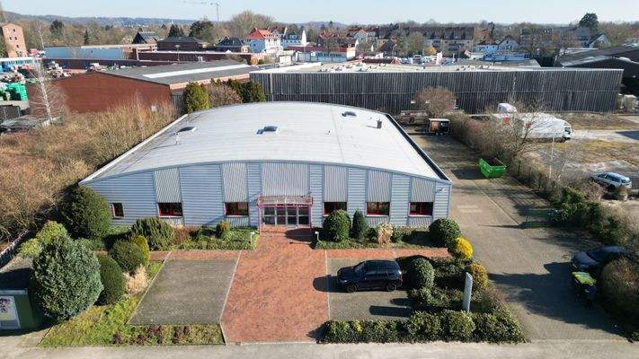 Drohnenfoto Straßenansicht