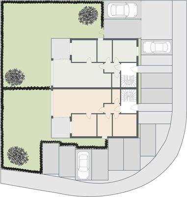 Grundriss Grundstück