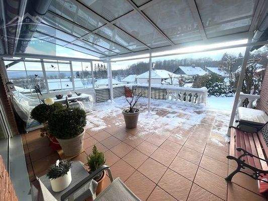 Überdachte Terrasse