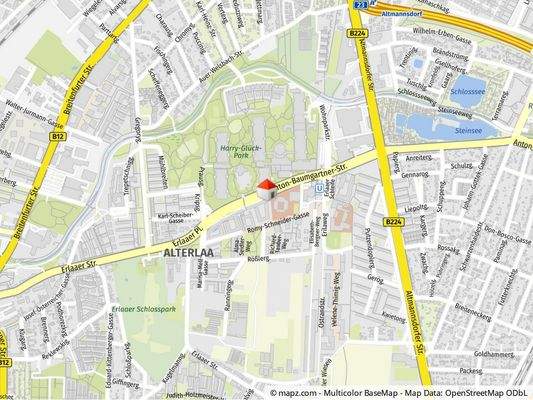 Geolyzer Kartenausschnitt