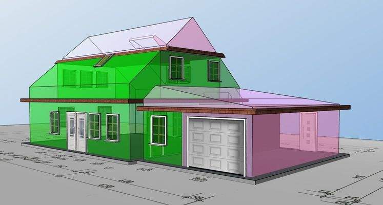 Einblick Nordost beheizt unbeheizt