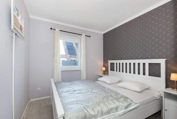 Das gemütliche Schlafzimmer im Obergeschoss