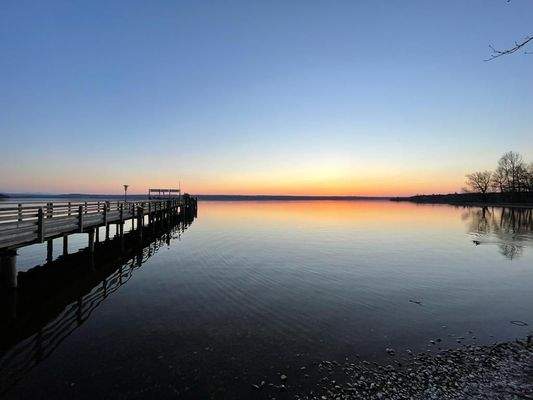 Abendstimmung am Steg