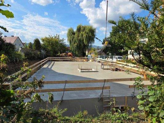 Blick von der Esmarchstraße Richtung Westen am 30.